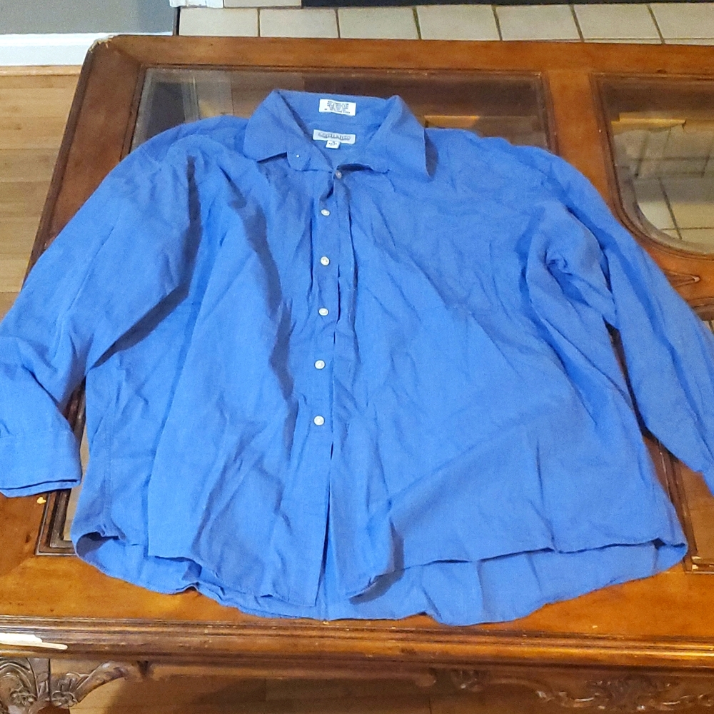 Blue button down 34/35